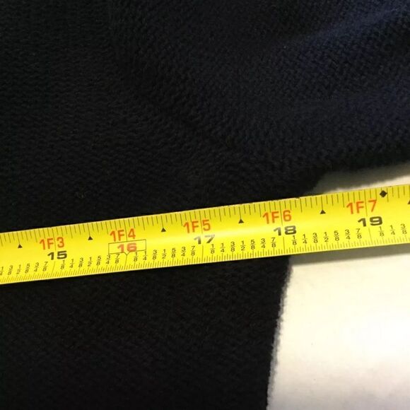 DAISY FUENTES Womens Size Small - Long Sleeve Black Button Open Sweater Cardigan - Picture 8 of 8